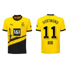 Women 2023/24 Borussia Dortmund Reus 11 Home Yellow Authentic Jersey
