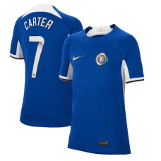 2023/24 Chelsea Carter 7 Home Blue Authentic Jersey