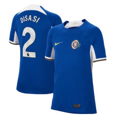 Women 2023/24 Chelsea Disasi 2 Home Blue Authentic Jersey