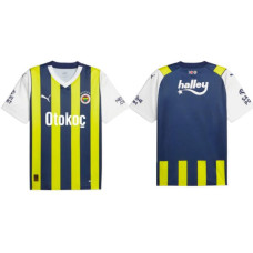 2023/24 Fenerbahce Home Authentic Yellow/Navy Jersey