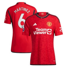Women 2023/24 Manchester United Martinez Lisandro - 6 Home Red Authentic Jersey