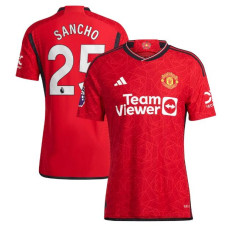 Women 2023/24 Manchester United Sancho Jadon - 25 Home Red Authentic Jersey