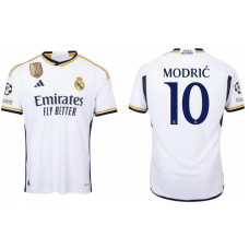 Women 2023/24 Real Madrid Modric - 10 Home White Authentic Jersey