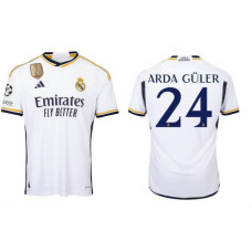 Women 2023/24 Real Madrid Vallejo - 24 Home White Authentic Jersey