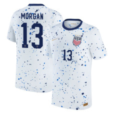 2023/24 USA Morgan,Alex - 13 Home White Authentic Jersey