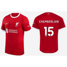 Youth 2023/24 liverpool CHAMBERLAIN - 15 Home Red Authentic Jersey