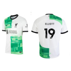 Youth 2023/24 liverpool ELLIOTT - 19 Away White Authentic Jersey