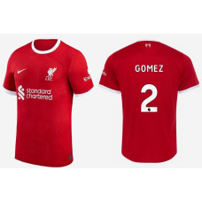 Women 2023/24 liverpool GOMEZ - 2 Home Red Authentic Jersey