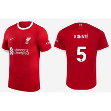 Women 2023/24 liverpool KONATE - 5 Home Red Authentic Jersey
