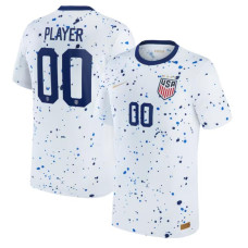 CUSTOM Youth 2023/24 USA Home White Authentic Jersey