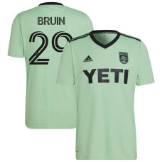 Youth Austin FC Away Green Bruin,Will - 29 Authentic 2023/24 Jersey