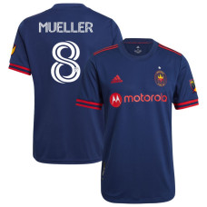 Youth Chicago Fire Home Navy Mueller,Chris - 8 Authentic 2023/24 Jersey