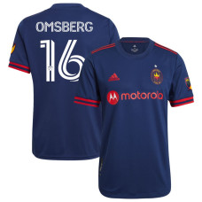Youth Chicago Fire Home Navy Omsberg,Wyatt - 16 Authentic 2023/24 Jersey