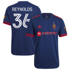 Men's Chicago Fire Home Navy Reynolds,Justin - 36 Authentic 2023/24 Jersey