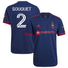 Youth Chicago Fire Home Navy Souquet,Arnaud - 2 Authentic 2023/24 Jersey