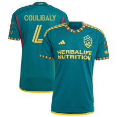 Youth LA Galaxy Away Green Coulibaly,Sega - 4 Authentic 2023/24 Jersey