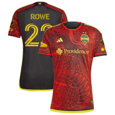 Youth Seattle Sounders FC Away Red Rowe,Kelyn - 22 Authentic 2023/24 Jersey