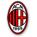 ac milan football club shop logo